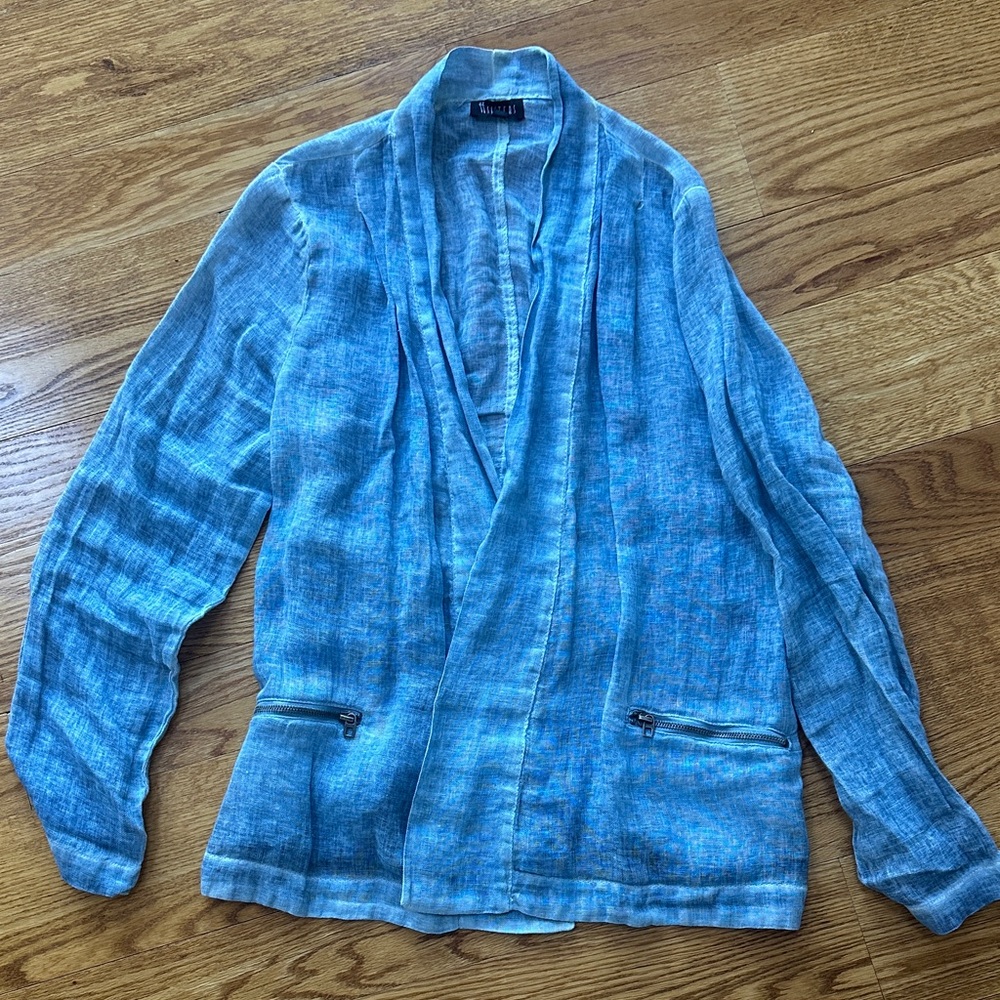 Open front blazer with great details